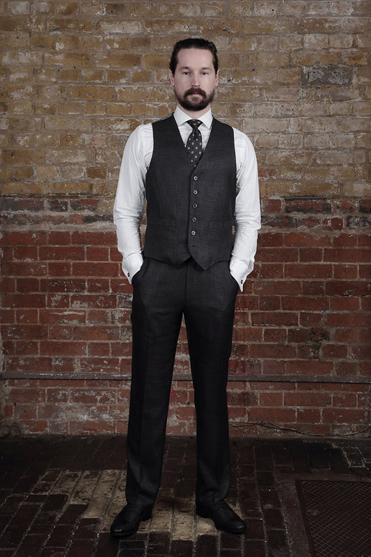 Bamboo Waistcoat in Grey