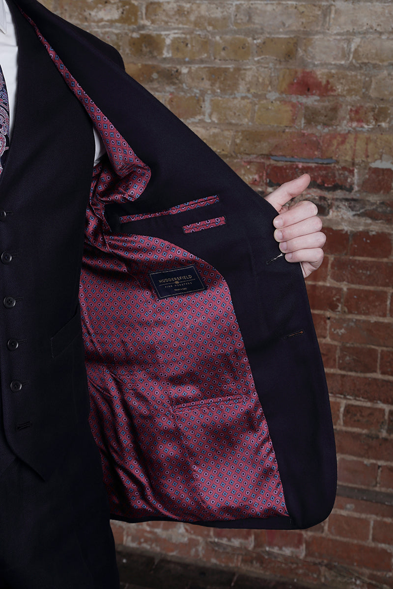 Bamboo Suit in Navy Blue