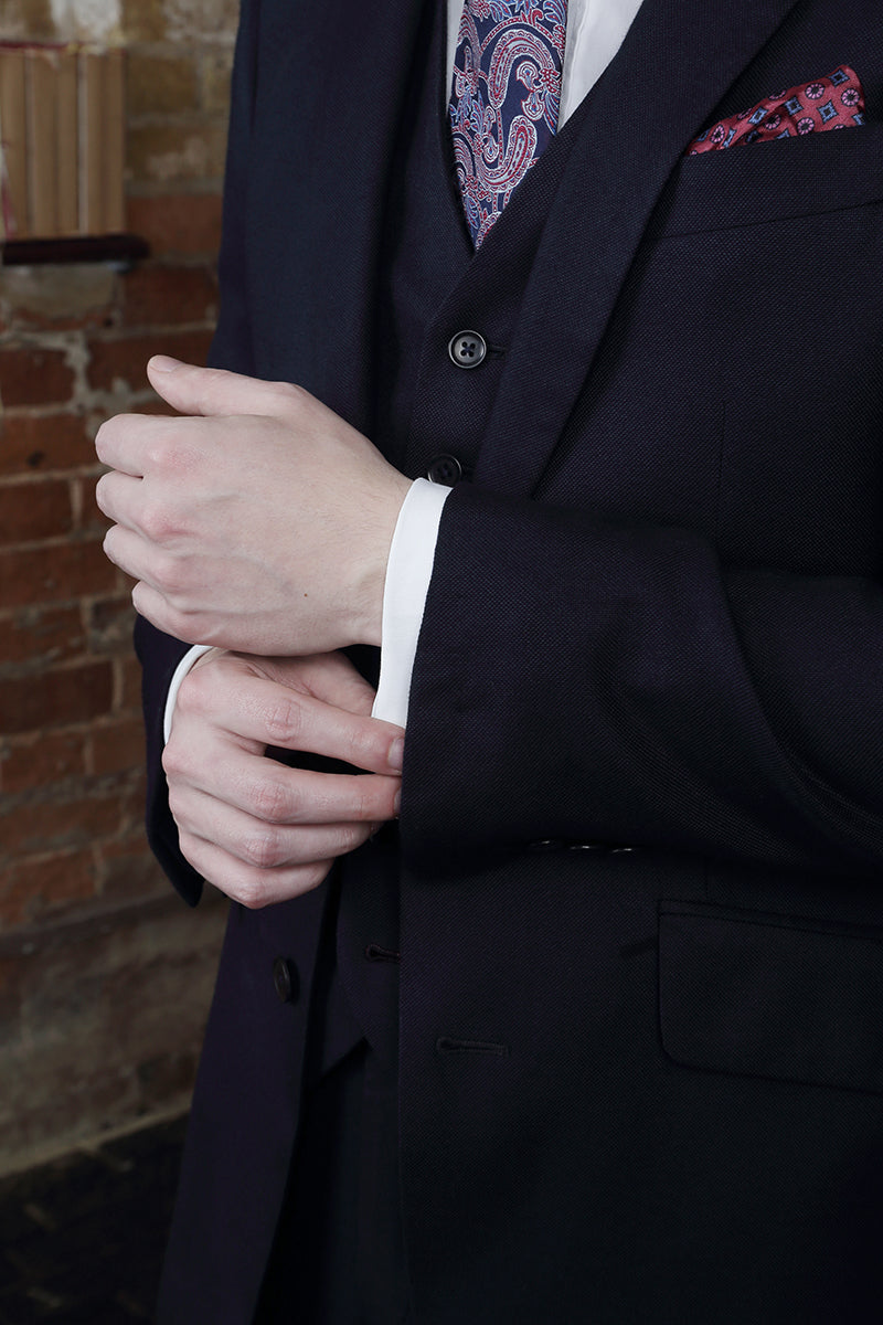 Bamboo Suit in Navy Blue