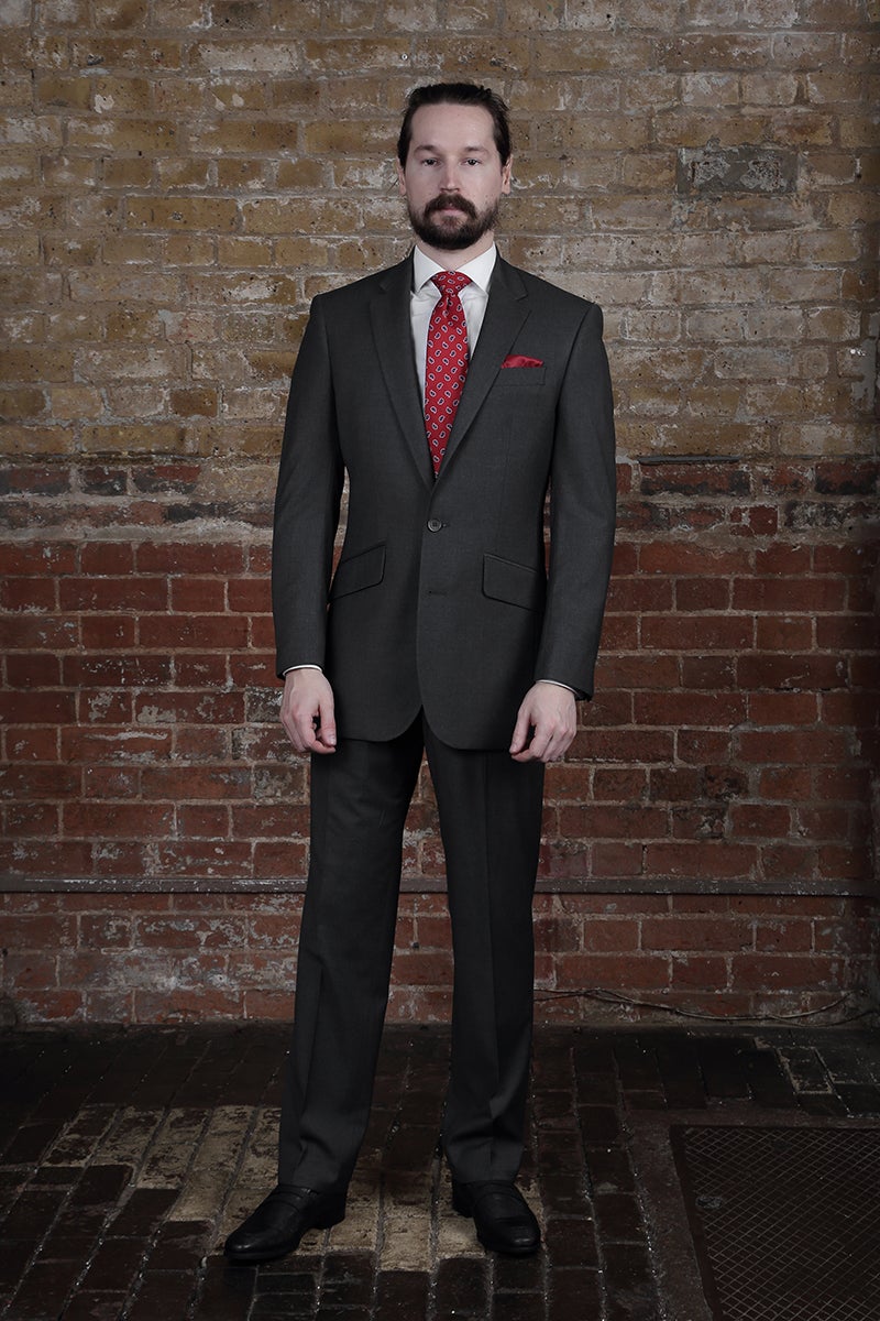 Eco Cloth Suit in in Grey