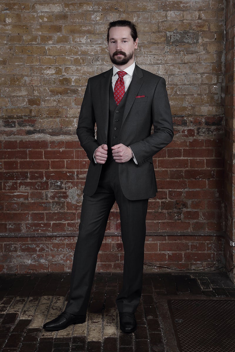 Eco Cloth Suit in in Grey
