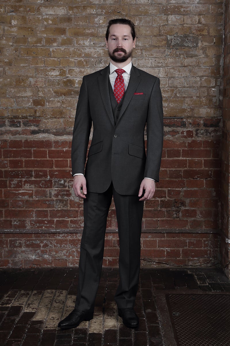 Eco Cloth Suit in in Grey