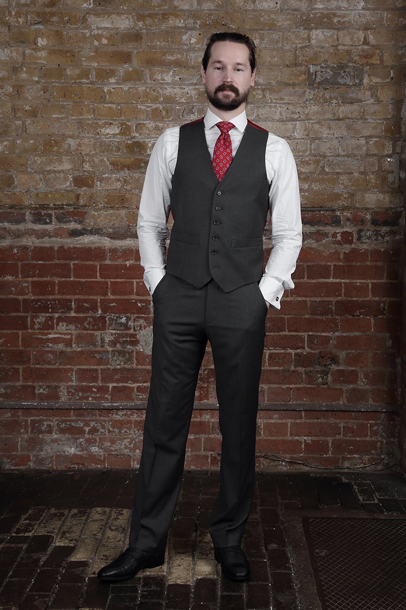 Eco Cloth Waistcoat in Grey