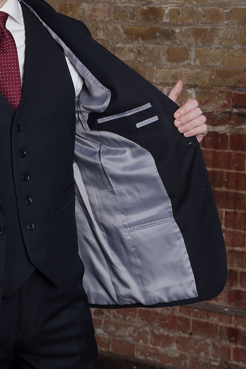 Eco Cloth Jacket in Navy Blue