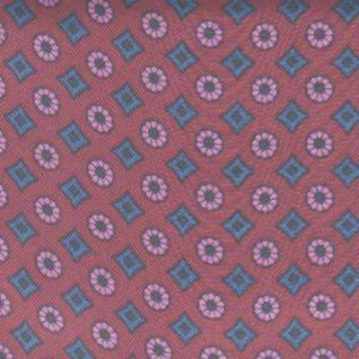 Vegan Pocket Square in Burgundy and Blue
