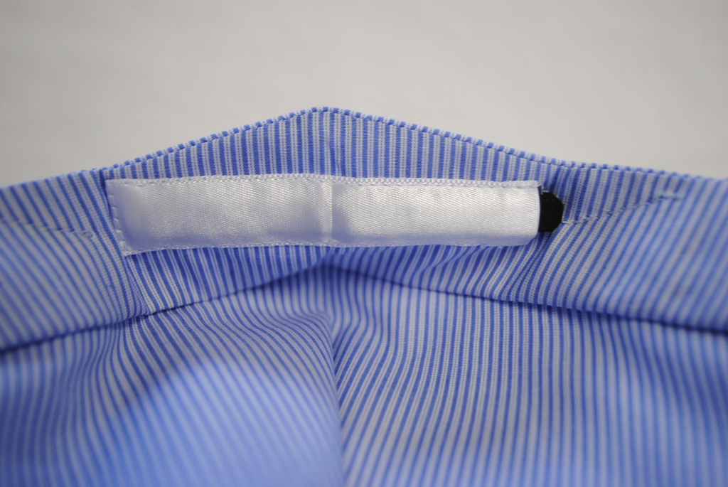 Egyptian Cotton Face Covering in Blue and White Stripe